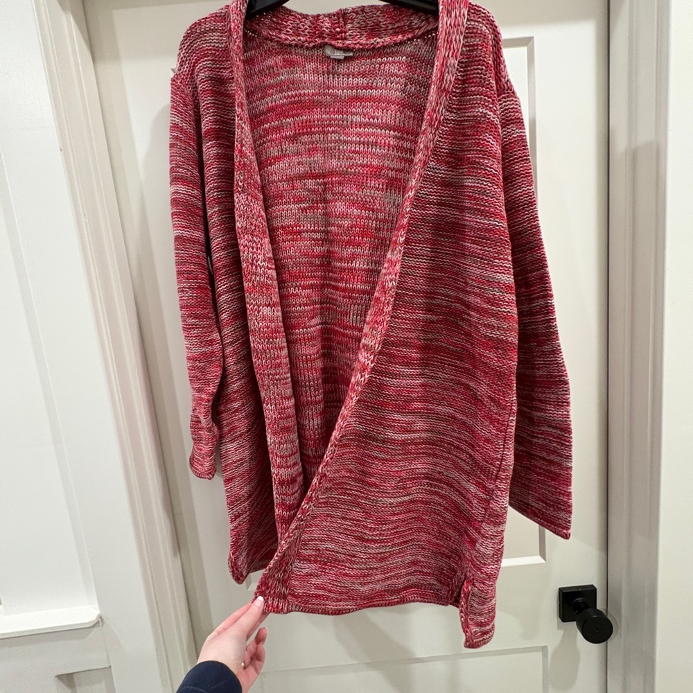 J. Jill Cozy Red Knit Women's Sweater